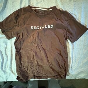 Denim & Flower Brown Recycled Tee